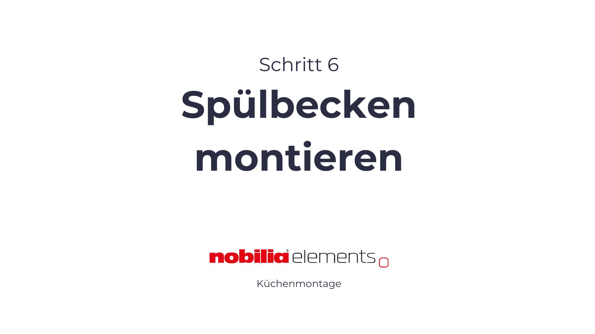 spülbecken montieren