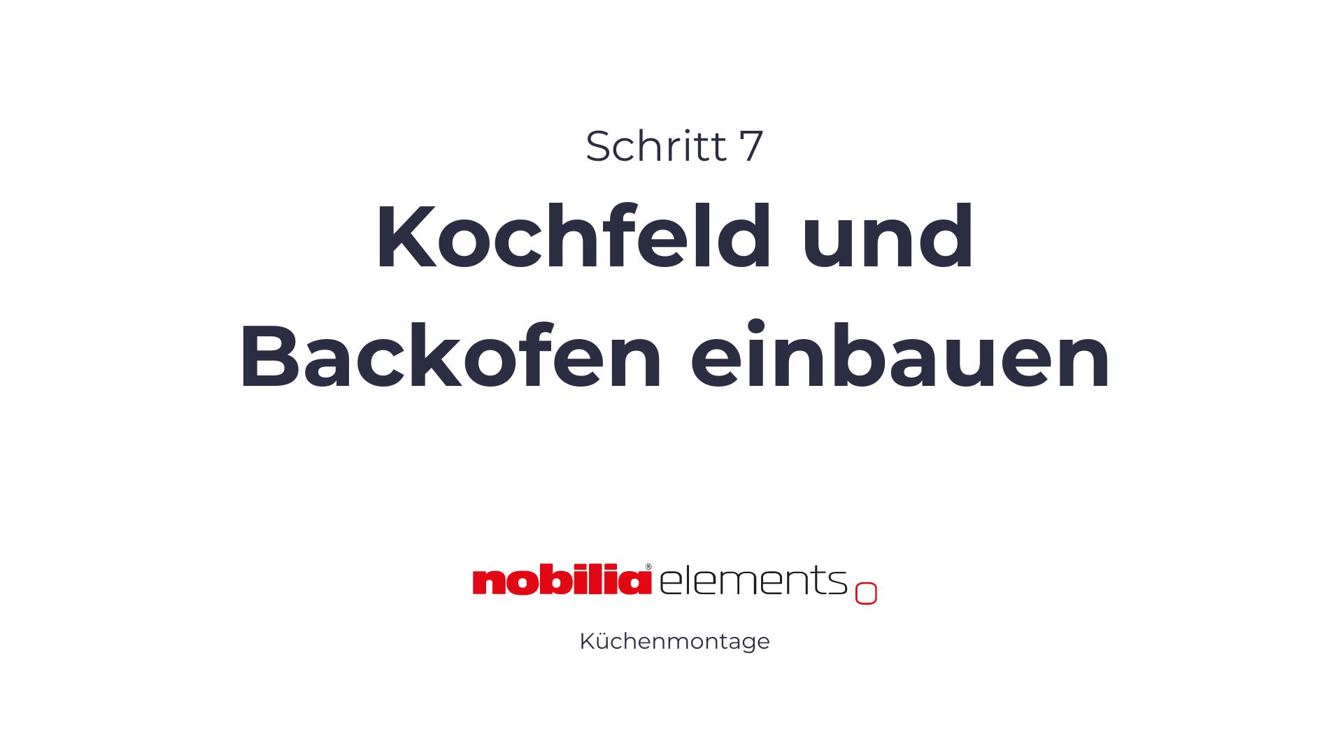 kochfeld und backofen einbauen